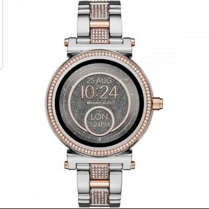 MK Michael Kors Smart Watch 2 tone